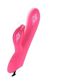 Nxy Vibrators New Rabbit 10 Frequency Vibrating Stick Multi Pudendal Massager Adult Fun Products 220610
