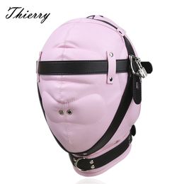 Thierry 5 Color the Total Sensory Deprivation Hood, New Experience Bondage Restraint sexy Toys for Couples Adult Games