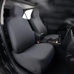 Car Seat Covers Cushion 2 PCS Front Cover All-in-one All-inclusive Anti-kick Dust Universal Stretch Fabric For Smart Fortwo KiaCar