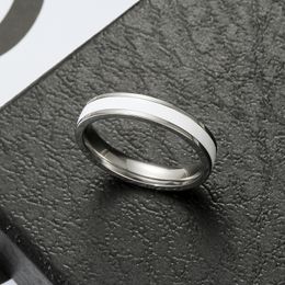 Fashion Ring Stainless Steel Niche Cold Couple Ring Female Japanese and Korean Simple Titanium Steel Rings