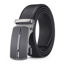 Belts Belt For Men Genuine Leather TOMYE PD22S010 2022 Automatic Buckle Cowskin Black Waistband Business Formal Casual Strap Gift