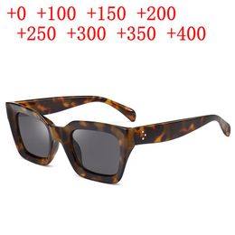 Sunglasses Leopard Multifocal Progressive Reading Glasses Women Men Diopter Eyeglasses Bifocal Eyewear For Near And Far NXSunglasses