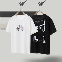 Off Designer Cross Fashion Dissolve Curved Arrow Printing Short Sleeves T Shirt Mens Top Tee T-shirt Casual Unisex X Printing Summer Oversize Tops EU SIZE