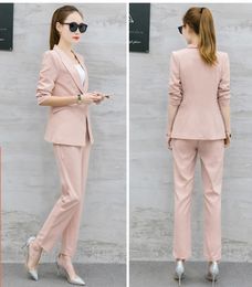 Fashion One Button Mother of the Bride Suits dress Slim Fit Women Ladies Evening Party Tuxedos Formal Wear For Wedding Jacket Pants 006