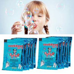 1200pcs/lot Novelty Games 10ml Water Soap Concentrate Outerdoor Bubble Liquid Refills Bubble Gun Machine Use Replenisher 0980