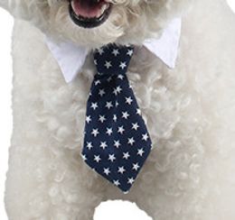 Cute Gentry Tie Striped Tie Fashion Pet Cotton Dog Bow Tie Pet Supplies Wholesale 1221919