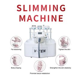 Factory Rf Vacuum Roller Cavitation Massage Infrared Light Slimming Machine Vela V9 Body Shape Beauty Machine