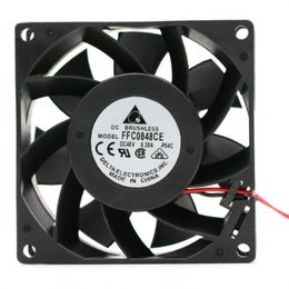 Wholesale fan: genuine Delta FFC0848CE 48V 0.30A 0.17A 8038 8CM two-wire power cooling