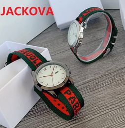 Couple Unisex Lovers Designer ICE Out Hip Hop Watch Stopwatch 40mm 45mm Two Size Choice Men Women crime Nylon Fabric Quartz Watches