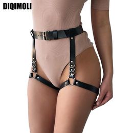 Erotic Leather Pants Clothes Suit BDSM Bondage Restraints Harness Adjustable Clothing Couples sexy Flirting Toys for Women