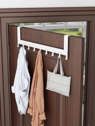 Hooks & Rails Hook Behind The Door Hanger Bedroom Free Punching Back Storage Clothes Bags Coat Home DecorationsHooks