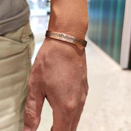magnetic bracelet pain UK - Bangle Pure Copper Magnetic Bracelet Benefits 8.3mm Adjustable Cuff Arthritis Pain Relief Energy Men201f