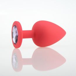 Big size Four Colour selected Silicone Anal Toys Smooth Touch Butt Plug Erotic sexy Products For Men Beauty Items