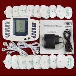 Electrical Stimulator Full Body Relax Muscle Therapy Massager Massage Pulse tens Acupuncture Health Care Machine Adult sexy Toys