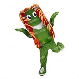 Halloween Fried Corn Mascot Costume Cartoon Animal Theme Character Carnival Festival Fancy dress Adults Size Xmas Outdoor Party Outfit