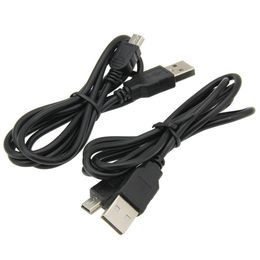 camera sync cable UK - 1M USB 2.0 A to Mini B 5 Pin Male Data Sync Charger Cable Charging Cord For MP3 MP4 GPS Camera 100pcs2665