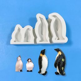 Penguin Cake Mold Small and Large Penguins Silicone Mould Animal Shape Cake Molds 1222556