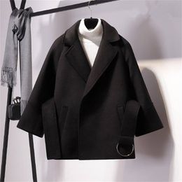 2020 winter autumn jacket women solid casual female coat with sashes buttons turn down collar plus size sobretudo feminino LJ201106