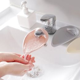 Sublimacja Children Baby Hand Myjka Silikonowa Kran Extender Sink Hand Healgle Extension Dzieci Ręcznie Pranie Narzędzie Splash Proof Dozzle Akcesoria łazienkowe