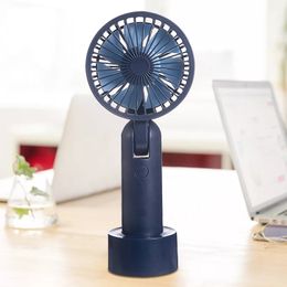 Mini Portabl Fan 3 Speed USB Rechargeable Personal Handheld Air Cooler Adjustable Fans For Office Household 220505