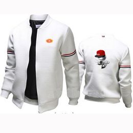 Men's Jackets 2022 Spring And Autumn Spliced Jacket KIA Logo Fashion Novel Trend Casual All-match Zipper Cardigan Top