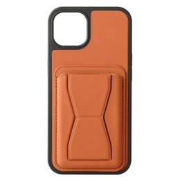 Boîtiers de téléphone portable skin iPhone comme support de support en cuir