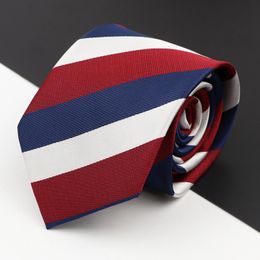 Mens Classic Tie 8cm Striped Paisley Plaid All-match Jacquard Necktie For Business Wedding Prom Daily Wear Accessory