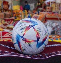 New Qatar top quality World Cup 2022 soccer Ball Size 5 high-grade nice match football Official Match (Ship the balls without air)