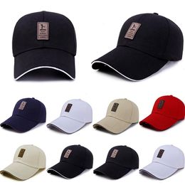 Cotton Outdoor Sport Cap For Men Women Solid Colour Peaked Fishing Hat Summer Casual Sun Trucker Hip Hop