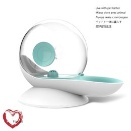 Snails Bubble Automatic Cat Water Bowl Fountain For Pets Water Dispenser Large Drinking Bowl Cat Drink No Electricity 210320