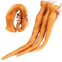 62CM Super Long Anal Toys Large Dildo Butt Plug Prostate Massage Anus Dilator Big Anal Plug Adult Erotic Sex Toys for Men Woman 220413