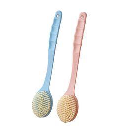 Bath Brush Body Exfoliating Scrubber Long Handle Body Back Massage Shower SPA Foam Bathroom Accessories Scrub Exfoliator Cleaning Brushes HY0414