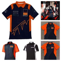 Men's T-shirts F1 Formula One Racing Polo Suit Summer New Team Short-sleeved T-shirt with the Same Custom Re4l Fkkb