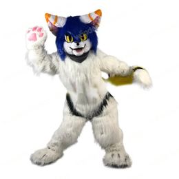 Halloween White Husky Fox Dog Mascot Costumes Carnival Hallowen Gifts Unisex Adults Fancy Party Games Outfit Holiday Celebration Cartoon Character Outfits