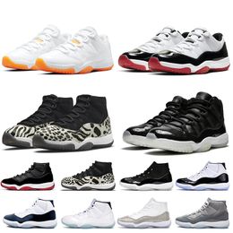 jam UK - Wholesale Basketball Shoes 11s Man Woman Cap and Gown 25th Anniversary Legend Blue Low Bred Space Jam Citrus White Bred Outdoor Sports Trainers