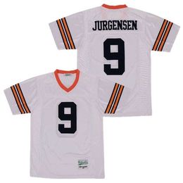 C202 Men Sale High School 9 Sonny Jurgensen New Hanover Football Jersey Team Away White Pure Cotton Embroidery Breathable Excellent Quality