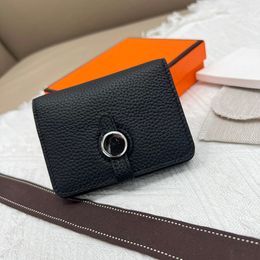 Men Classic Casual Credit Card Holder Designer Leather pvc Ultra Slim Wallet Packet Bag For Mans Women with silver buckle and box 2996