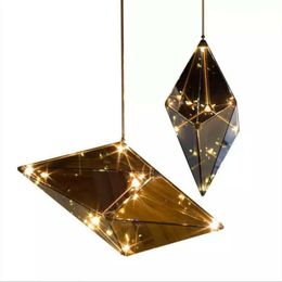 Pendant Lamps Post-modern Led Glass Lights Diamonds Light Fixtures Lamp Restaurant Decoration Lighting Suspension LuminairePendant