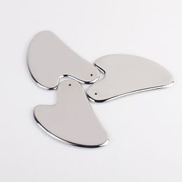Upgrade Electroplating Gua Sha Stainless Steel Tool for Face Massage Health Neck Eye Body Guasha Board Scraper for Facial Skin Care