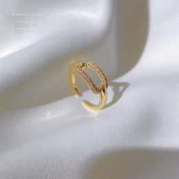 korean accessories Canada - Cluster Rings Classic Geometric Hollowed Out Square Gold For Woman 2022 Korean Fashion Jewelry Gothic Girl's Finger Sexy Set Accessories