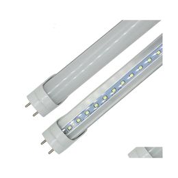 Led Tubes T8 Tube 0.6M 2Ft 12W 1100Lm Smd 2835 Light Lamps 2 Feet 600Mm 85265V Lighting Fluorescent Drop Delivery Lights Bbs Dhcbc