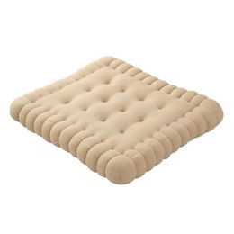 Cushion/Decorative Pillow 60% 2 Styles Simulation Biscuit Anti-fatigue PP Cotton Safa Cushion For Home Decor Stuffed Funny Food Shape ToysCu