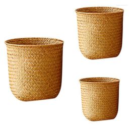 Rattan Folding Baskets Dirty Laundry Storage Basket Home Fruit Good Container Garden Plant Flower Charmingly Bags