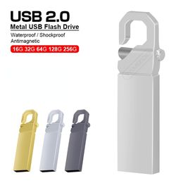 Creative Keychain USB Flash Drive 64GB Metal Pen Drive 32GB 16GB 128GB Pendrive USB Memory Stick Waterproof Flash Drive