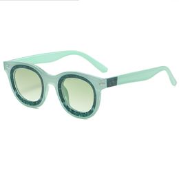 2022 Sunglasses Vintage Oversize Fashion Women Cat Eye Sunglasses Flat Lens Mirror Brand Style Metal Frame Oversized Reflective Sun Glasses