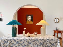 Table Lamps Nordic Ceramic Led Lamp Living Room El Designer Bedroom Bedside Home Decoration Antique LampTable