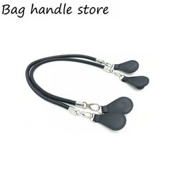 New Sliver And Black Color Handle For Obag Bags Shoulder Handbag Drops For O Bag 70 cm 65 cm Handle 210302