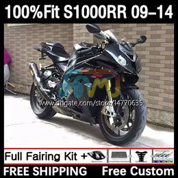 OEM Fairings Kit For BMW S 1000RR 1000 RR S1000-RR 09-14 2DH.88 S-1000RR S1000 RR 2009 2010 2011 2012 2013 2014 S1000RR 09 10 11 12 13 14 Injection Mould Body glossy black