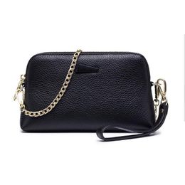 Evening Bags The First Layer Of Leather Europe Female Wild Small Bag Soft Shell Mini Women Purse Casual Mobile Phone BagEvening
