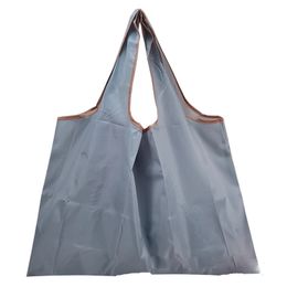 10pcs Shopping Bags Women Nylon Foldable Recycle Grocery Fashion Female Supermarket Shopper Bag